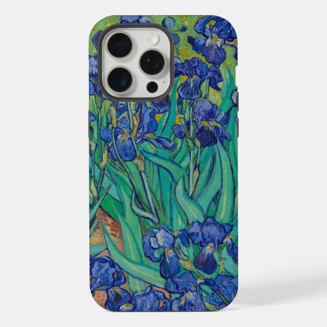 Funda Para iPhone Iris de Van Gogh (Reverso )
