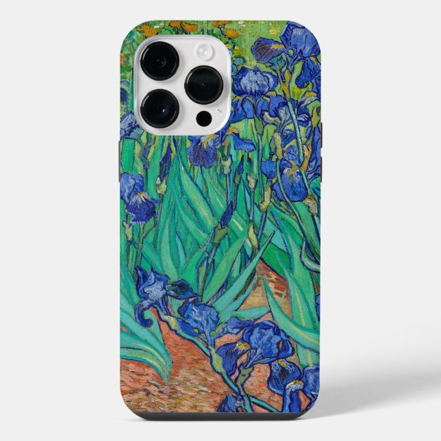 Funda Para iPhone Iris de Vincent Van Gogh (Reverso )