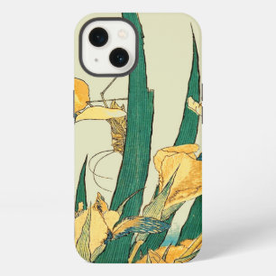 Iris Saltamontes de Hokusai: Impresión Vintage Jap