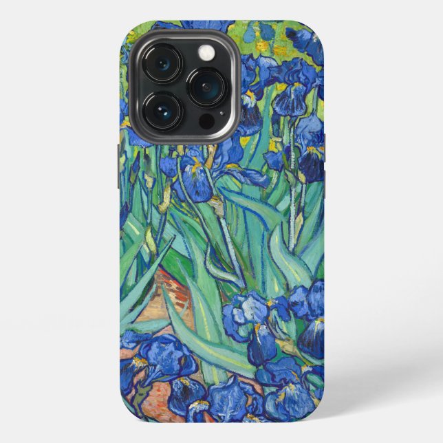 Funda Para iPhone Irises de Van Gogh  (Reverso )