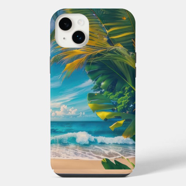 Funda Para iPhone Isla privada  (Reverso)