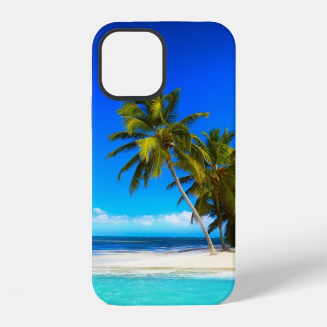 Funda Para iPhone Isla Tropical (Reverso )