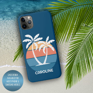 Funda Para iPhone 16 Pro Max Isla Tropical Personalizada Playa Océano Atardecer