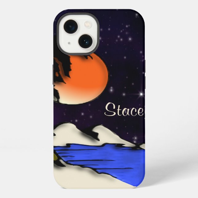 Funda Para iPhone Island Night Personal (Reverso )