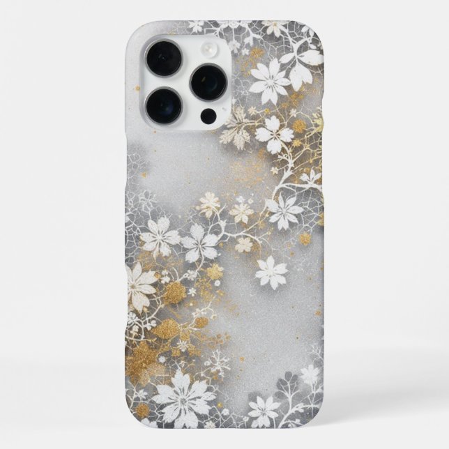 Funda Para iPhone Ivory Petal (Reverso )