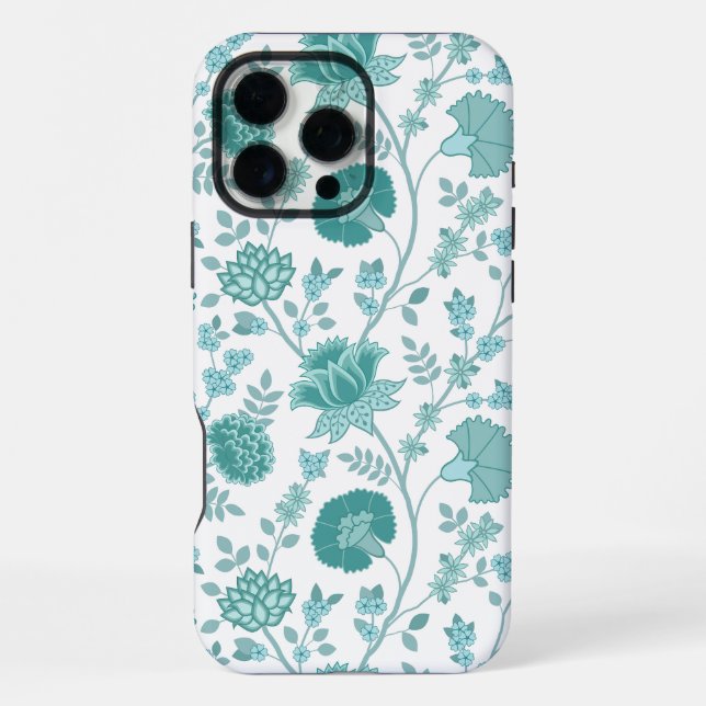 Funda Para iPhone Jacobean Floral Big Pattern en blanco (Reverso )