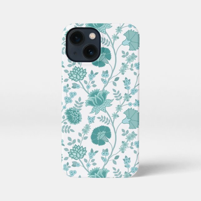 Funda Para iPhone Jacobean Floral Big Pattern en blanco (Reverso )