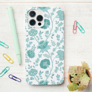 Funda Para iPhone 12 Pro Max Jacobean Floral Big Pattern en blanco
