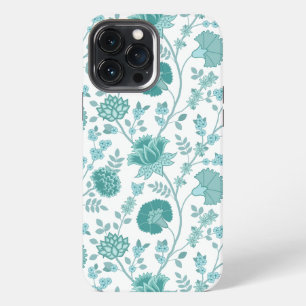 Funda Para iPhone 13 Pro Max Jacobean Floral Big Pattern en blanco