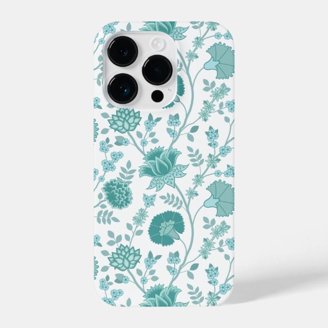 Funda Para iPhone Jacobean Floral Big Pattern en blanco (Reverso )