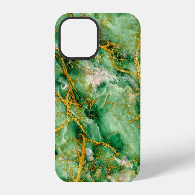 Funda Para iPhone Jade y oro (Reverso )