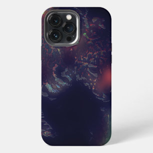Funda Para iPhone 13 Pro Max Jaguar con efecto oscurecido y destellos de colore