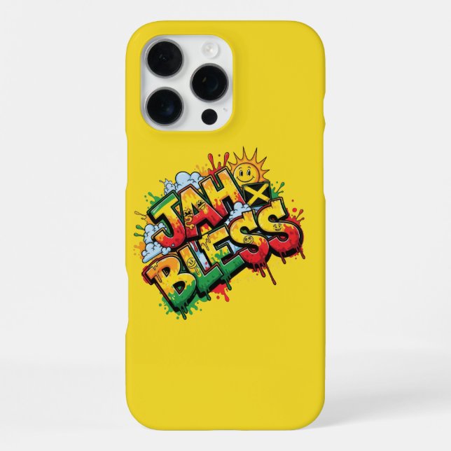 Funda Para iPhone Jah Bendice Reggae (Reverso )