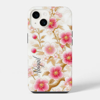 Funda Para iPhone 14 japanese cherry blossoms