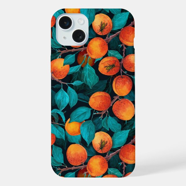 Funda Para iPhone Jardín de albaricoques 2 (Reverso )