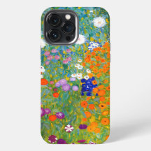 Jardín de flores por Gustav Klimt Vintage Floral
