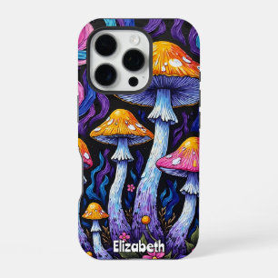 Funda Para iPhone 16 Pro Jardín de hongos fantásticos
