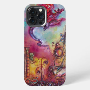 FUNDA PARA iPhone 13 PRO MAX JARDÍN DE LAS SOMBRAS PERDIDAS / DRAGÓN ROJO VOLAD