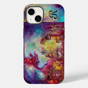 FUNDA PARA iPhone 14 JARDÍN DE LAS SOMBRAS PERDIDAS / DRAGÓN ROJO VOLAD