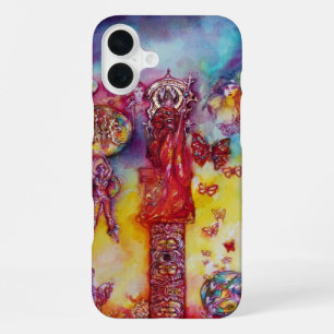 FUNDA PARA iPhone 16 PLUS JARDÍN DE LAS SOMBRAS PERDIDAS, HADAS Y MARIPOSAS