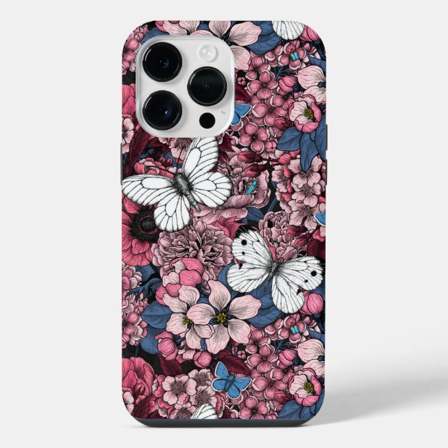 Funda Para iPhone Jardín de primavera (Reverso )