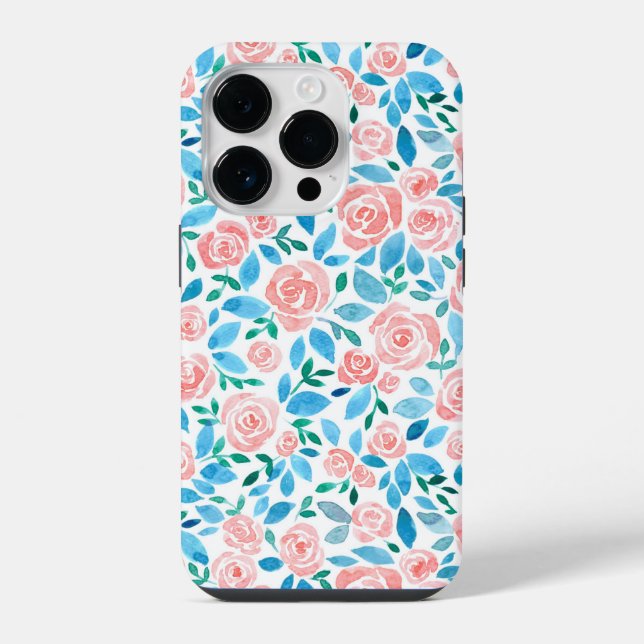 Funda Para iPhone Jardín de rosas 2 (Reverso )