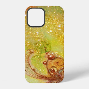 Funda Para iPhone 12 JARDÍN DE SOMBRAS PERDIDAS,MARIPOSA MÁGICA Amarill