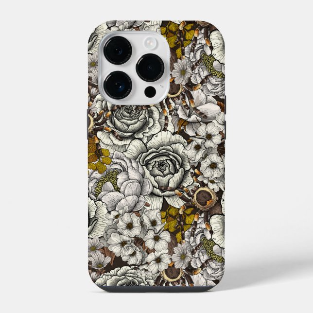 Funda Para iPhone Jardín de tarántulas 2 (Reverso )