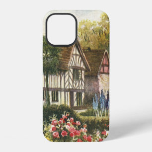 Funda Para iPhone 12 Jardín Formal de Arquitectura Vintage Cottage Ingl