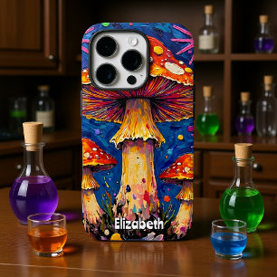 Funda Para iPhone 16 Pro Jardín Psychedelic Starburst