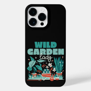 FUNDA PARA  iPhone 14 PRO MAX JARDÍN SALVAJE LADY CUTE JARDÍN CON PLANTAS
