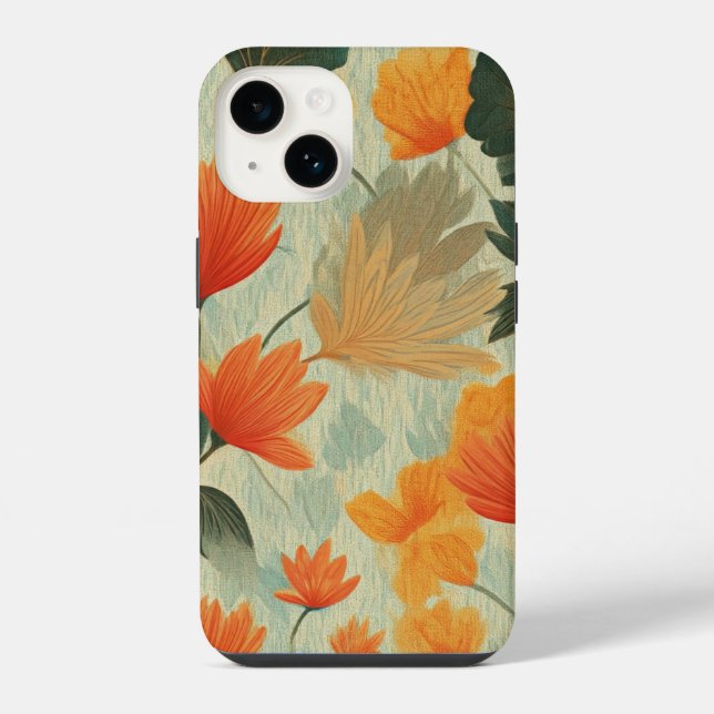 Funda Para iPhone Jardín Suave de Otoño (Reverso )