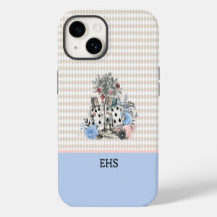 Funda Para iPhone 14 Jardineros de la carta de jugar Pastel Alicia en e
