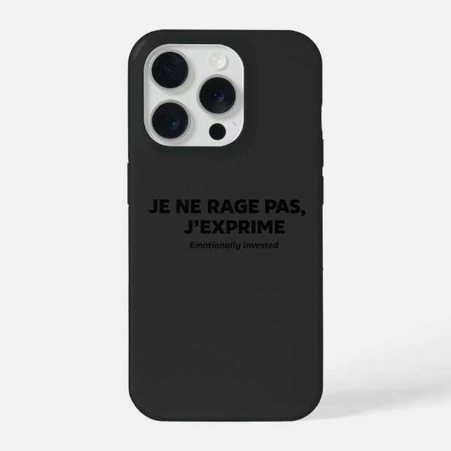 Funda Para iPhone je ne rage pas , j'exprime  (Reverso )