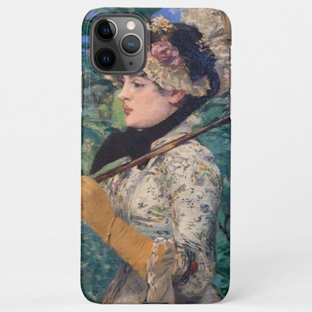 Funda Para iPhone Jeanne (Primavera) De Édouard Manet (Reverso)