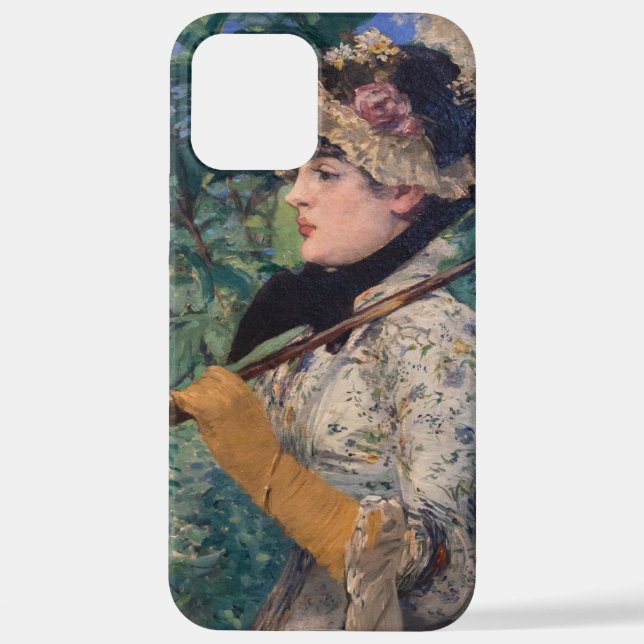 Funda Para iPhone Jeanne (Primavera) De Édouard Manet (Reverso )