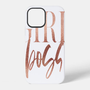 Funda Para iPhone 12 Jefa Rosa Dorado Texto Negro