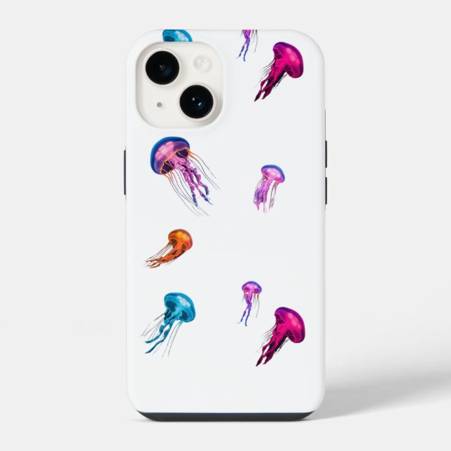 Funda Para iPhone jellyfish cover phone (Reverso )
