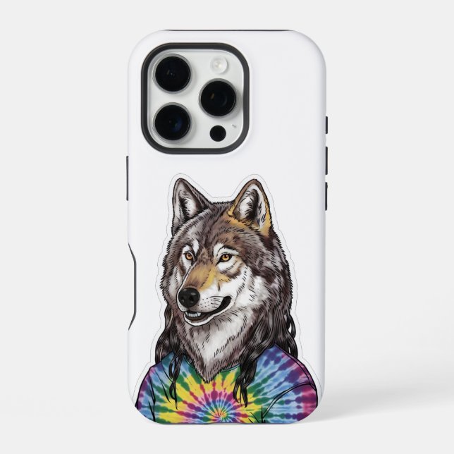 Funda Para iPhone Jerry Garcia wolf (Reverso )