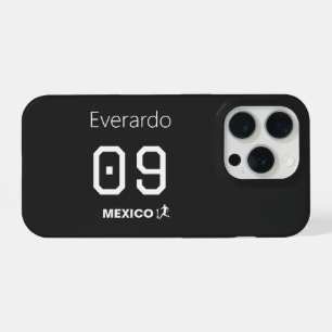 Jersey negro personalizado de fútbol de México