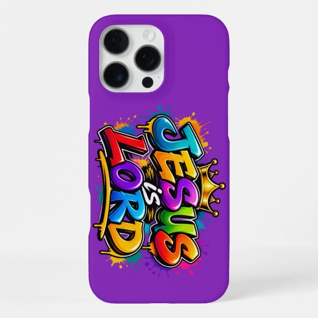 Funda Para iPhone Jesús es Señor (Reverso )