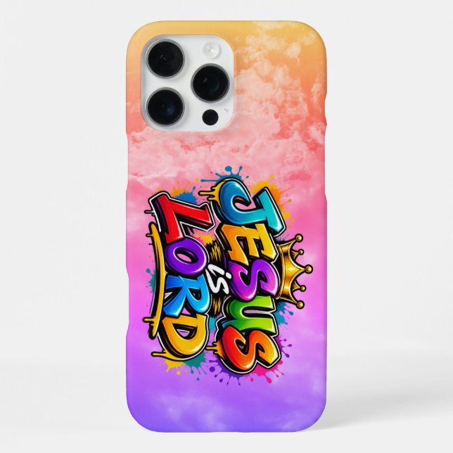 Funda Para iPhone Jesús es Señor (Reverso )