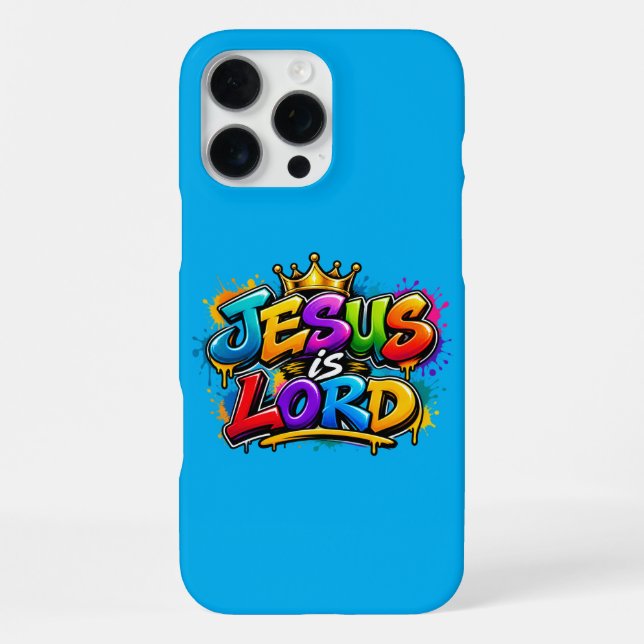 Funda Para iPhone Jesús es Señor (Reverso )