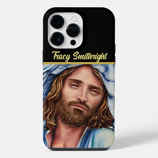 Funda Para iPhone Jesús mirándote (Reverso )