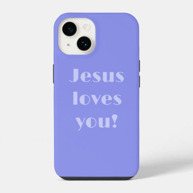 Funda Para iPhone ¡Jesús te ama! (Reverso )