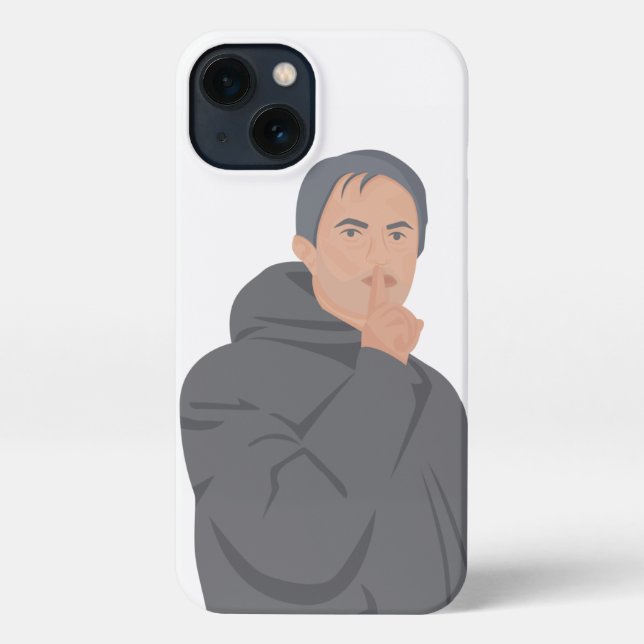 Funda Para iPhone Jose Mourinho- Prefiero no hablar (Reverso )