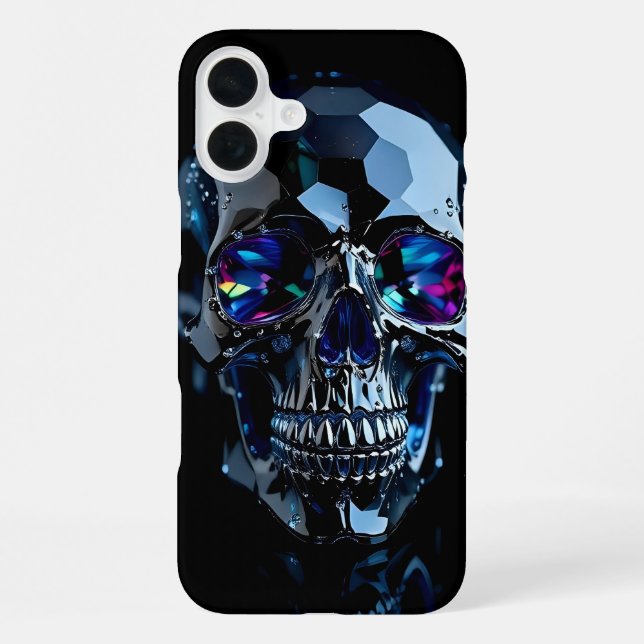 Funda Para iPhone Joya de cráneo (Reverso )