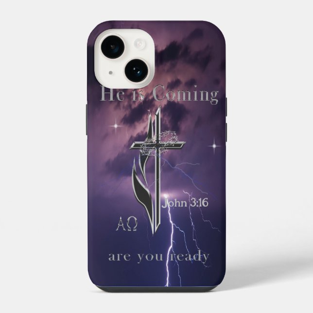 Funda Para iPhone Juan 3:16 (Reverso )