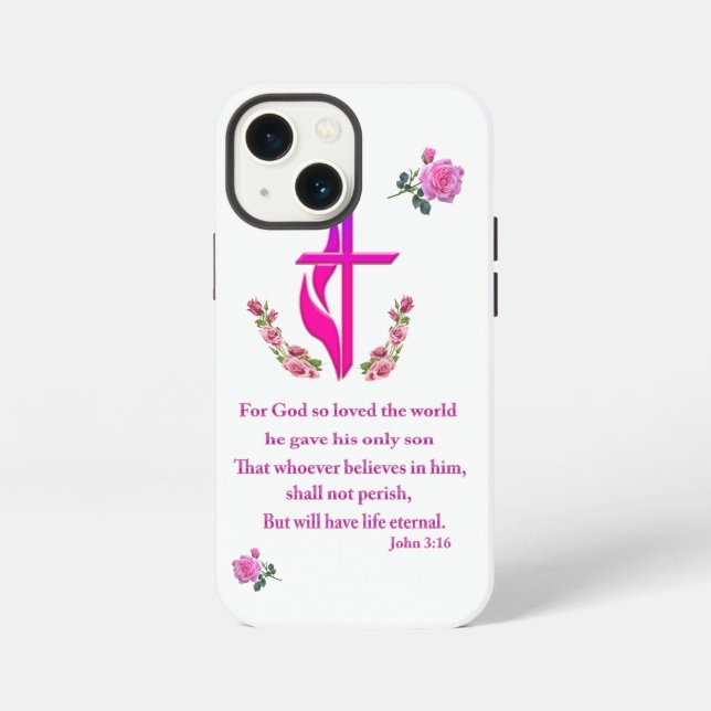 Funda Para iPhone Juan 3:16 (Reverso )