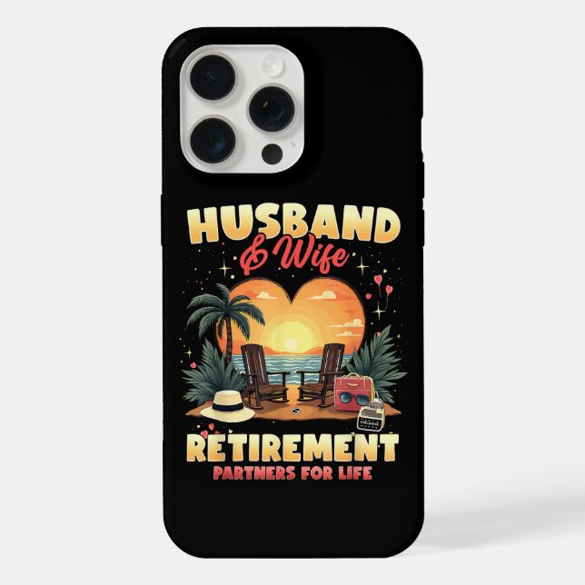 Funda Para iPhone Jubilación de Marido y Mujer (Reverso )